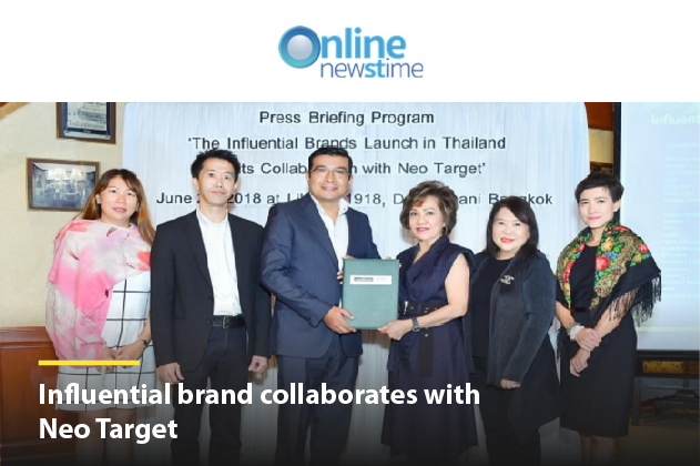[FEATURE] Onlinenewstime | Influential Brands collaborates wth Neo Target