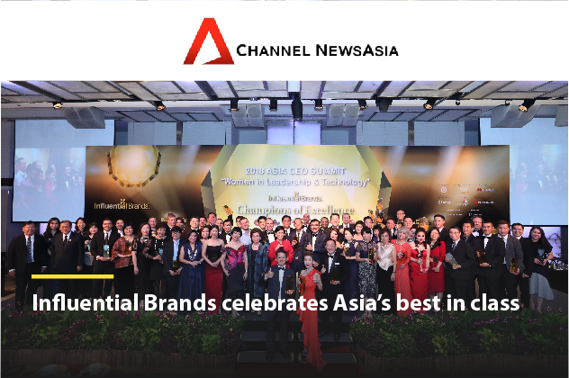 [FEATURE] Channel News Asia | Influential Brands Celebrates Asia’s best in class
